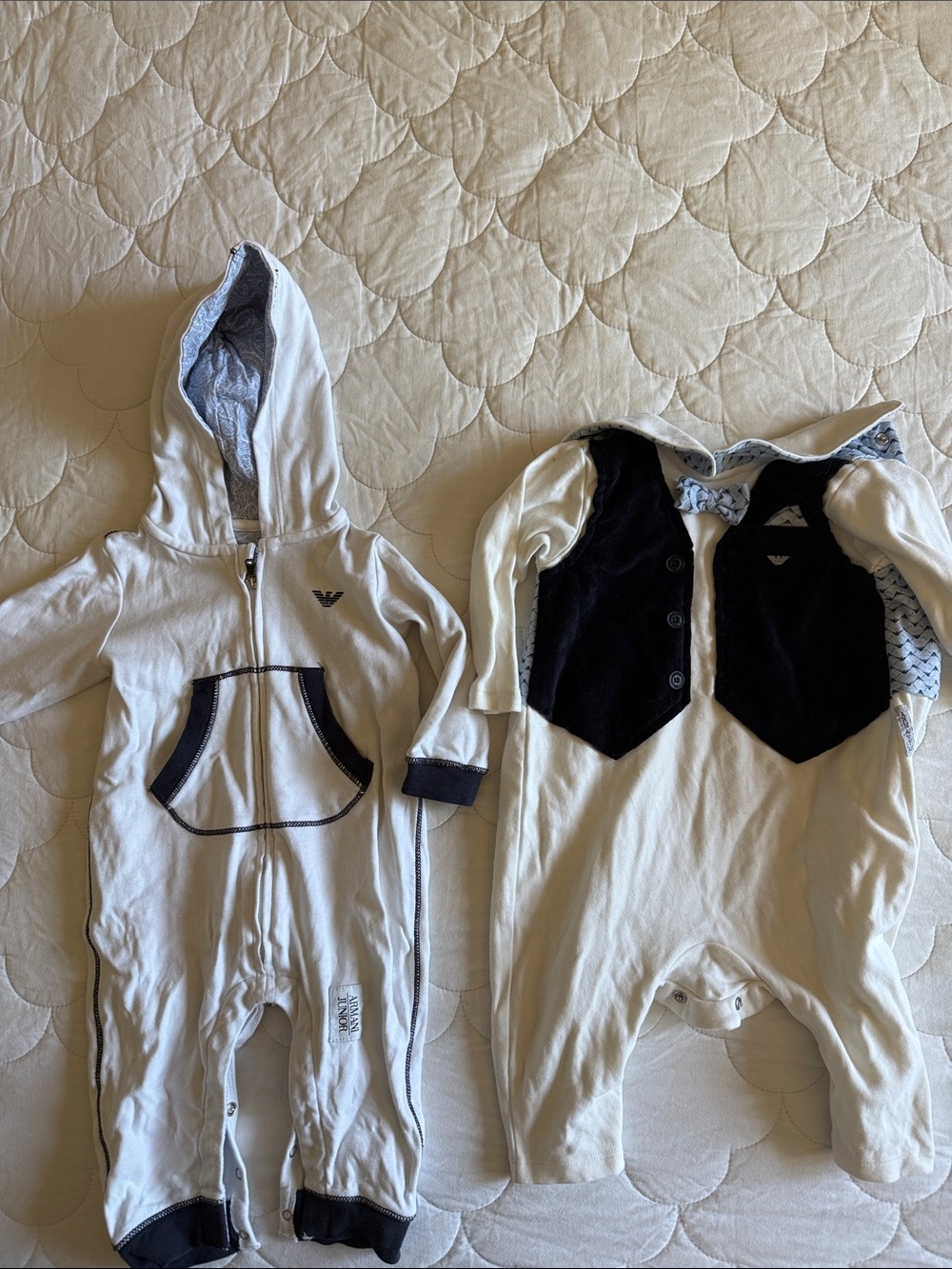Armani Baby 6 month Rompers